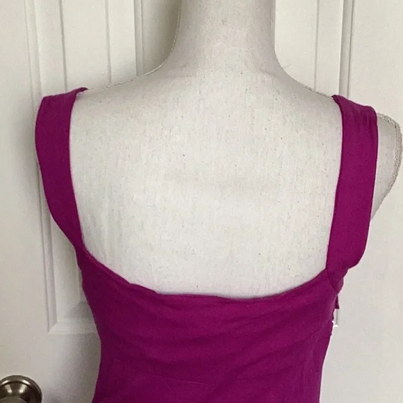 Cache Raspberry Halter Top w/ Built-In Bra - Picture 5 of 8